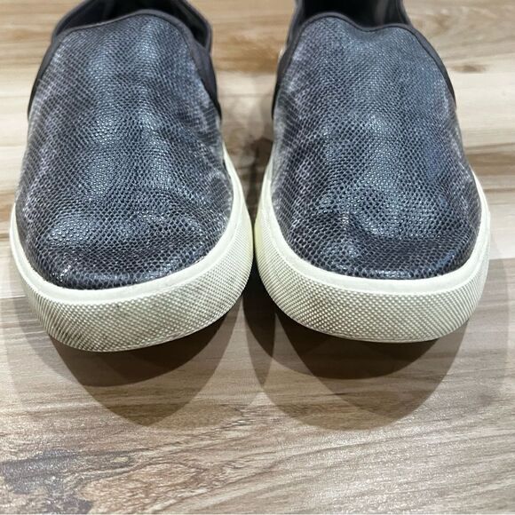 Vince. Blair Snakeskin Embossed Leather Slip-on Sneakers Women’s 7.5 - Picture 6 of 6